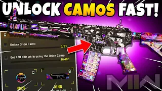 FASTEST WAY TO UNLOCK ORION CAMO IN MODERN WARFARE 2.. COD MW2 Gameplay