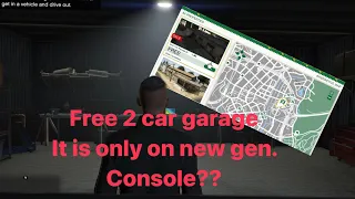 GTA 5 Free property 2 car garage