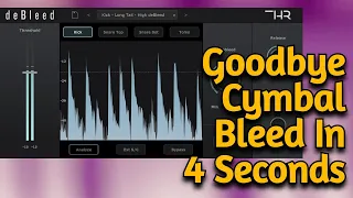 Best Cymbal Bleed Removal & Drum Gate VST Plugin In 2024 - deBleed by THR - Full Review & Demo