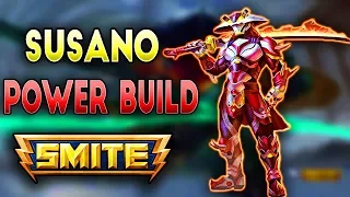 SMITE SUSANO POWER BUILD! DO SO MUCH DAMAGE WITH YOUR ABILITIES!