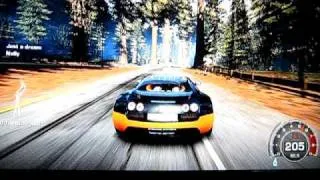 NFS Hot Pursuit - My favorite cars - Bugatti Veyron Supersport - Free Roam