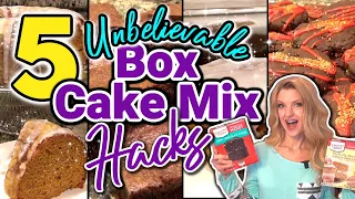 5 Brilliant BOX CAKE MIX RECIPES You MUST TRY! | Mouth-Watering CAKE MIX HACKS You DON'T WANNA MISS!