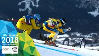 Ski-Snowboard Cross - Germany win gold | Lillehammer 2016 Youth Olympic Games
