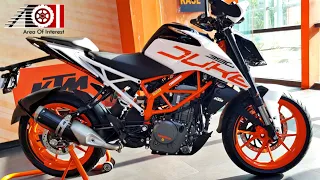 2019 KTM Duke 390 Dual ABS White Colour | Price | Mileage | Features | Specs