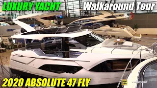 2020 Absolute 47 Fly Yacht - Walkaround Tour - 2020 Boot Dusseldorf