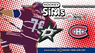 Stars vs Canadiens (NHL 16 Hockey Sims)