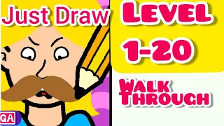 Just Draw level 1 to 20 walkthrough