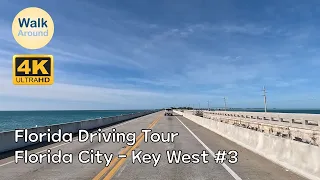 【4K60】 Florida Driving Tour: Florida City - Key West #3