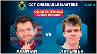 Levon Aronian vs Vladislav Artemiev | QUARTERFINALS | Chessable Masters 2023 | April 5, 2023