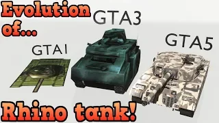 Evolution of the rhino tank - Grand Theft Auto series