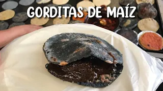 Gorditas de maíz rellenas en Apaseo el Grande, Guanajuato