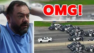BRITS React to 10 MOST Insane POLICE CHASES!