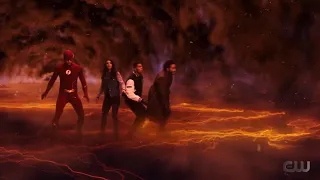 The Flash 7x11 Speedforce attacks the forces