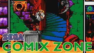 Comix Zone - (16 Bit Sega Genesis) - Full Walkthrough - Полное прохождение игры на Сега Мега Драйв