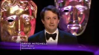 David Mitchell wins a BAFTA for Peep Show