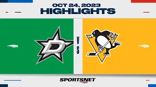 NHL Highlights | Stars vs. Penguins - October 24, 2023