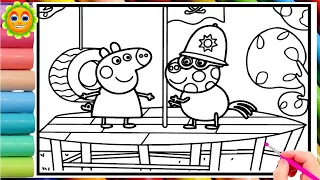 Peppa Pig and Pedro Pony as a pirate . Peppa Pig Official Full Episodes  .Peppa Pig coloring pages