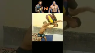 Roman Reigns vs Brock Lesnar WrestleMania 34 Pridection #shorts