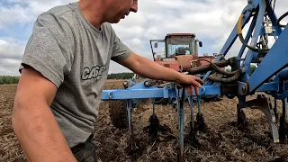 Uprawa pod RZEPAK Case IH Steiger 9350 z Lemken Karat 9. Żniwa 2023.