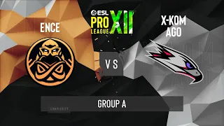 CS:GO - ENCE vs. x-kom AGO [Dust2] Map 3 - ESL Pro League Season 12 - Group A - EU