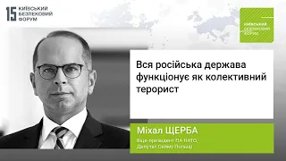 Міхал Щерба: Вся російська держава функціонує як колективний терорист