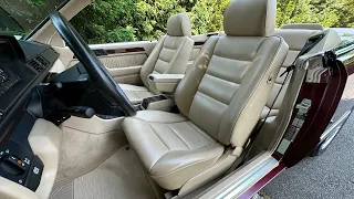 1995 Mercedes-Benz E320 Cabriolet “Ruby” with 25,500 miles Drive Video 5/31/23