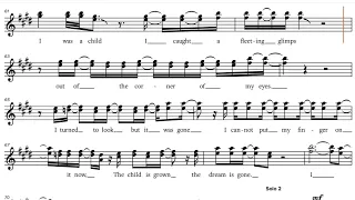 Pink Floyd - "Comfortably Numb" (from The Wall), Bb-Instrument Play-along