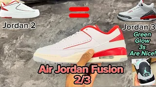 Air Jordan 2/3 "Varsity Red" Review On Feet + Green Glow 3s Look Better In Person?! Mall Vlog