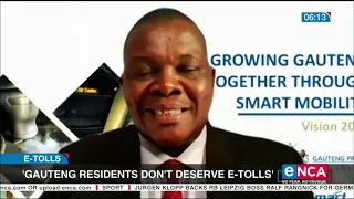 Gauteng residents don't deserve e-tolls: Mamabolo