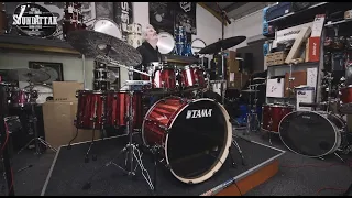 Tama Starclassic Performer 22'' 5pc Shell Pack Ltd Edition - Crimson Red Waterfall