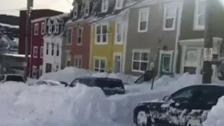 Canadian residents digging themselves out after historical snowstorm