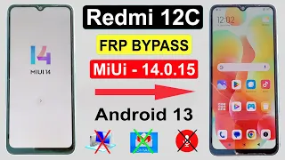 Redmi 12c Frp Bypass MIUI 14 Without Pc✅ Redmi 12c MIUI 14 Frp Unlock✅ Redmi 12c Google Lock Remove✅