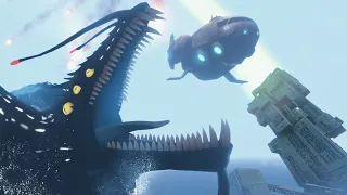 The Gargantuan Leviathan EATING the SUNBEAM Is Even Better Now! | Subnautica: Return of the Ancients
