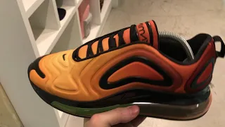 Видео обзор кроссовок Nike с огромным баллоном NIKE AIR MAX 720 “SUNSET”