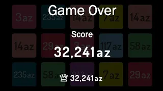 2248 Puzzle WORLD RECORD! Highest Score: 32,241az Max Tile: 7ba - The End | Of Gaming