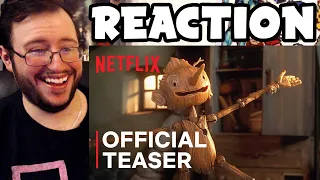 Gor's "GUILLERMO DEL TORO'S PINOCCHIO" Teaser Trailer REACTION (PERFECT!)