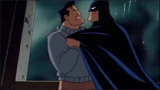 Batman vs Mad Hatter (disguised as Batman)
