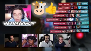 Streamers React to BertyTheCow