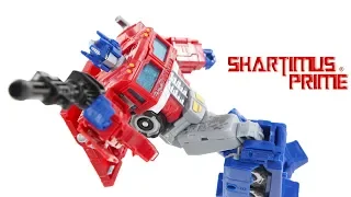 Transformers Siege Optimus Prime Voyager Class Hasbro Takara Tomy Action Figure Review