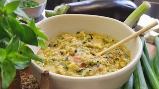 Greek eggplant salad spread - recipe from the chef from the Greek tavern