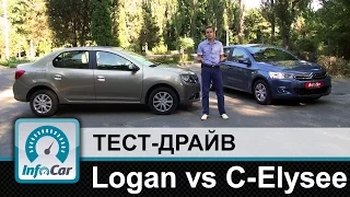 Renault Logan vs. Citroen C-Elysee - потребительский тест от InfoCar.ua