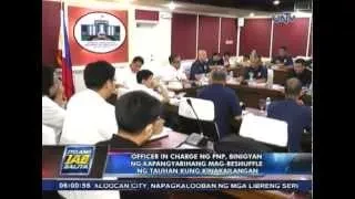 Officer-in-Charge ng PNP, binigyan ng kapangyarihang mag-reshuffle ng tauhan kung kinakailangan