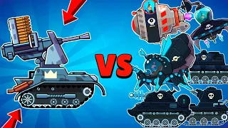 NEW EPIC TANK FLAK VS ALL BOSSES in Hills of Steel! Tank Boss Battle