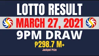 PCSO Lotto Result March 27, 2021 | 6/55, 6/42, 6D, Swertres, EZ2