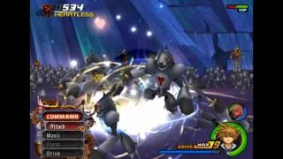 Sora, Riku, and Sephiroth VS. 1000 Heartless