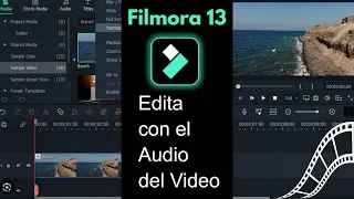 Edita con el Audio de video Filmora 13 #ediciondevideo #filmora  #tutorial #inteligenciaartificial