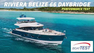 Riviera Belize 66 Daybridge (2020) - Test Video by BoatTEST