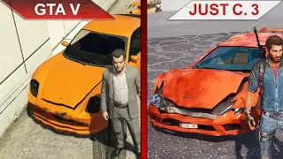 THE BIG GTA V vs. JUST CAUSE 3 SBS COMPARISON | PC | ULTRA