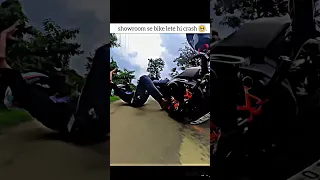 deadly crash new ktm Duke 390🥺#shorts #bike #rider #duke390 #crash #newvideo #viral