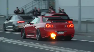 CARFREITAG NÜRBURGRING 2022 ! ( Burnouts, Antilag, Flames, Drifts ) Part 1/2